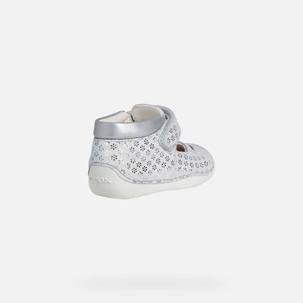 Sandalias Geox Bebe Branco - Tutim Girl - DLPJQ9076